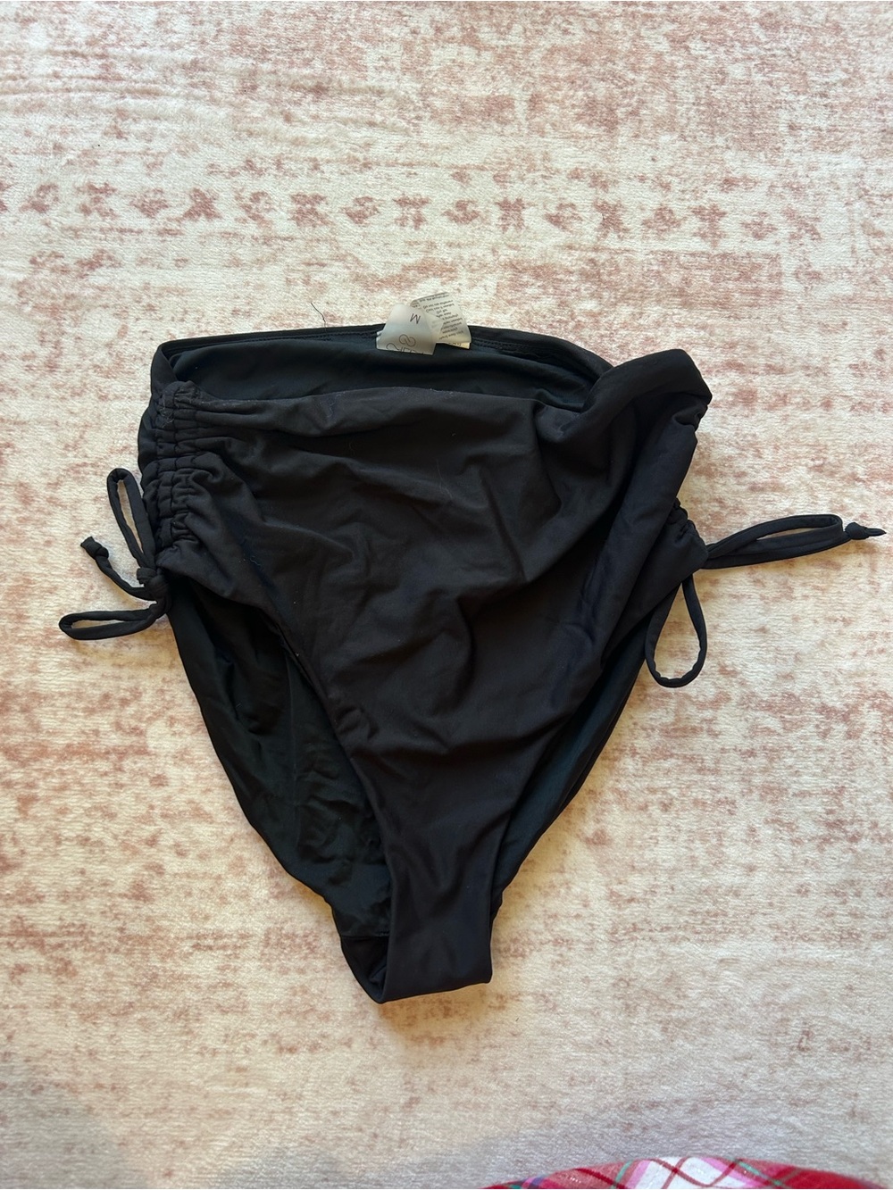 Sundry Black High-Waist Swim Bottom